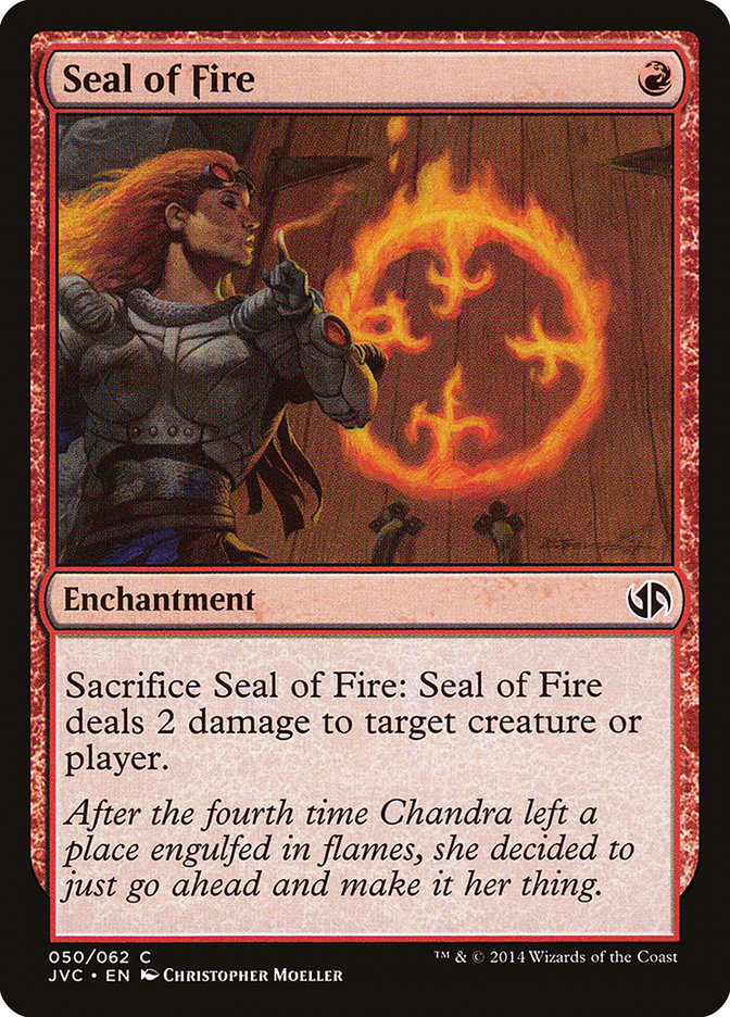 Seal of Fire [Duel Decks Anthology] | All About Games