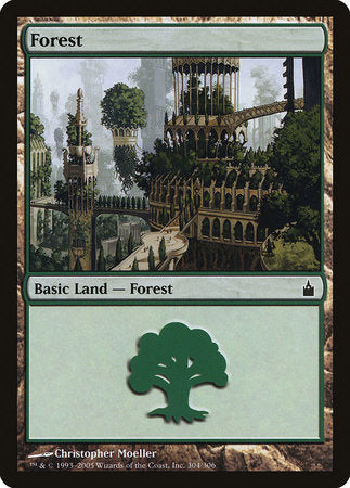 Forest (304) [Ravnica: City of Guilds]