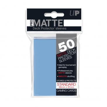 50ct Pro-Matte Light Blue Standard Deck Protectors