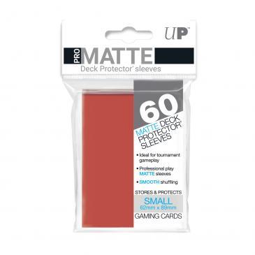 60ct Pro-Matte Red Small Deck Protectors