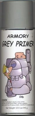 Paint: Armory Spray Primer (Grey)
