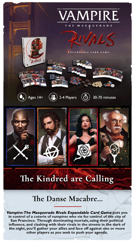 Vampire: The Masquerade Rivals Expandable Card Game (Kickstarter)