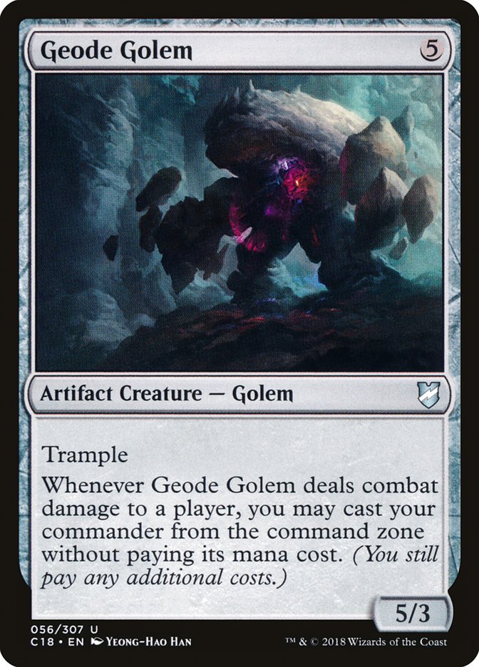 Geode Golem [Commander 2018] | All About Games