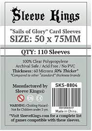 Sails of Glory Card Sleeves (50mm x 75mm)