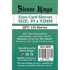 Euro Card Sleeves 59x92mm