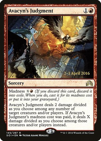 Avacyn's Judgment [Shadows over Innistrad Promos] | All About Games