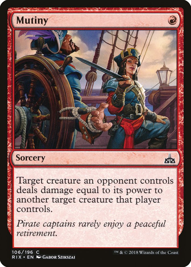 Mutiny [Rivals of Ixalan] | All About Games