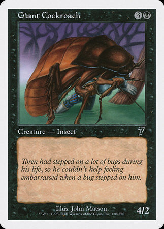 Giant Cockroach [Seventh Edition] | All About Games