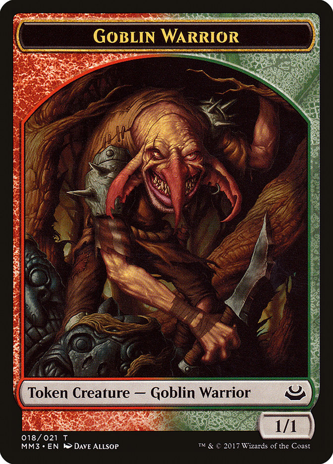 Goblin Warrior [Modern Masters 2017 Tokens] | All About Games