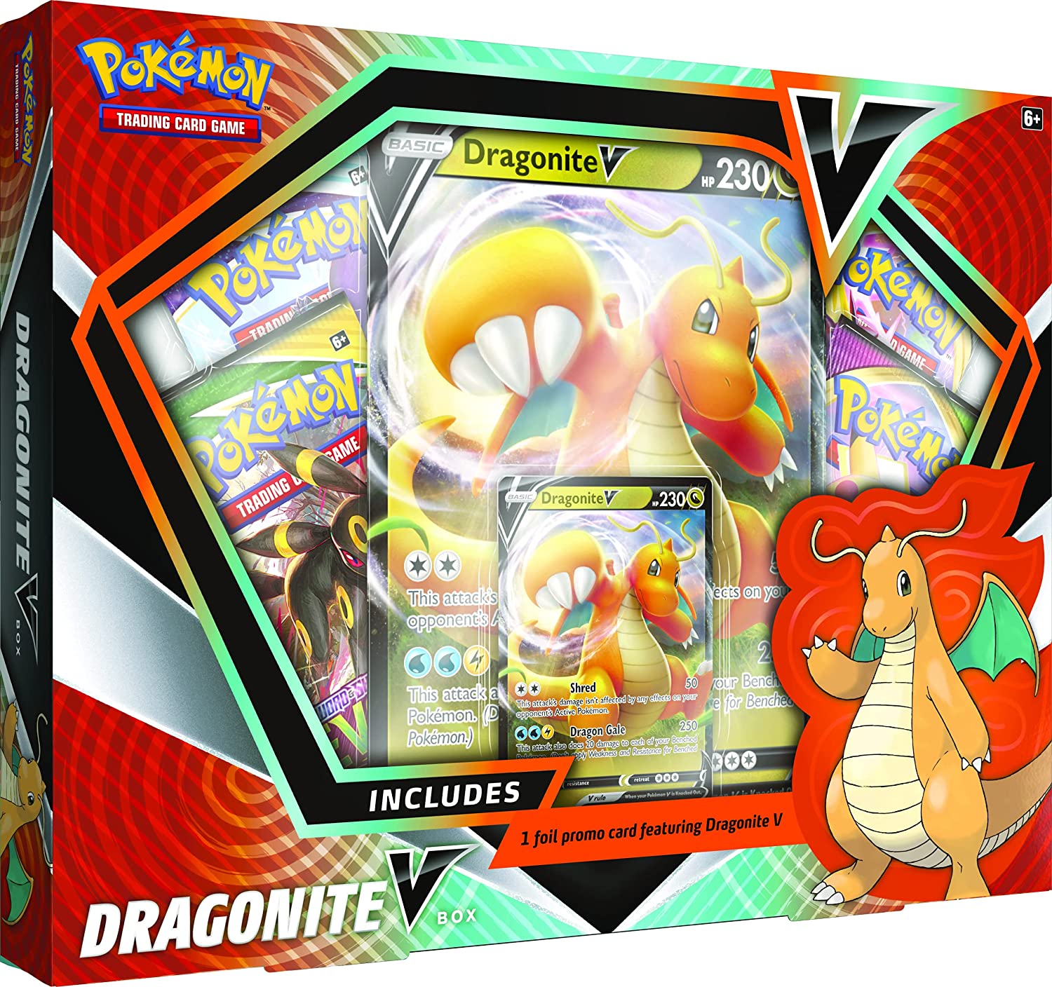 pokemon card dragonite promo Pokemon Dragonite V Box & Pokemon Hoopa V Box