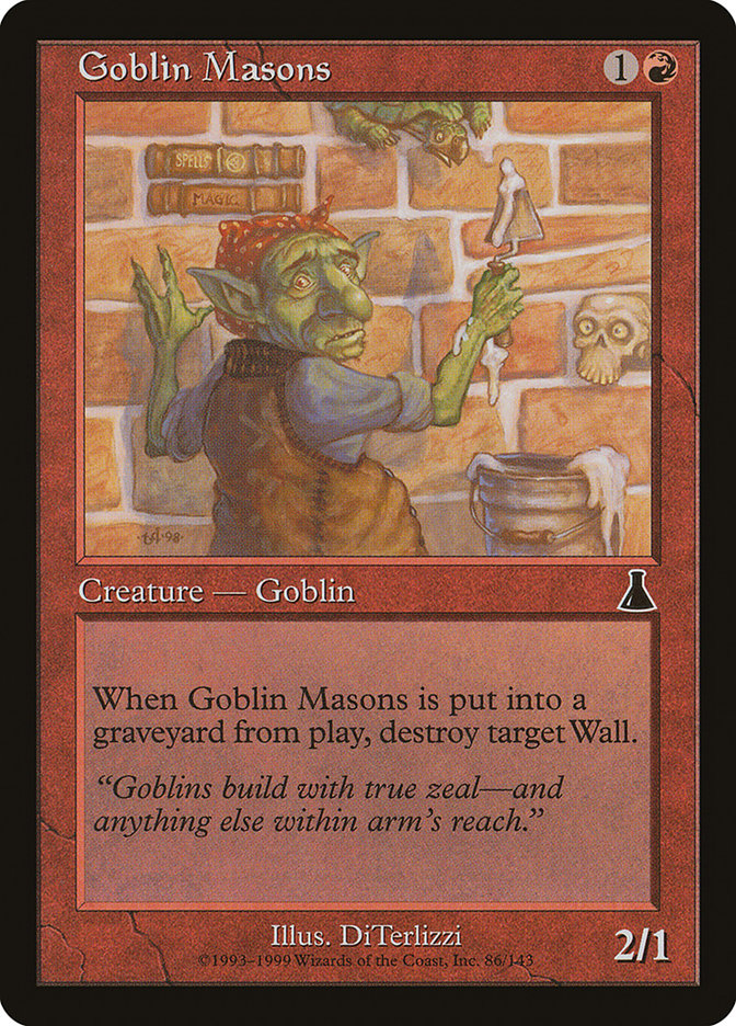 Goblin Masons [Urza's Destiny] | All About Games