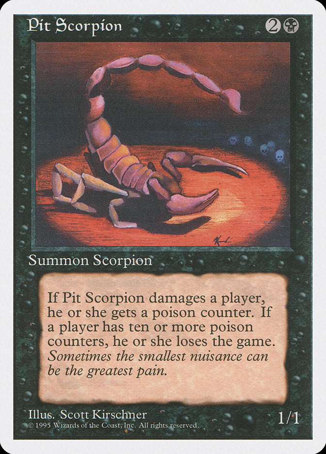 Pit Scorpion [Fourth Edition] | All About Games