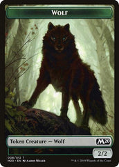Wolf Double-sided Token [Challenger Decks 2020 Tokens] | All About Games
