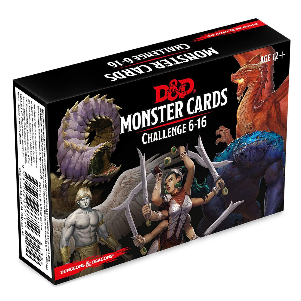 D&D Monster Cards: 6-16