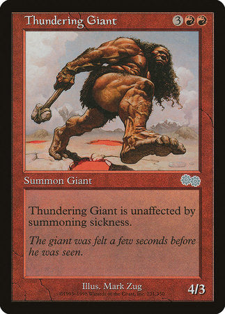 Thundering Giant [Urza's Saga] | All About Games