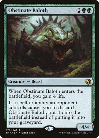 Obstinate Baloth [Iconic Masters] | All About Games