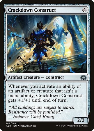 Crackdown Construct [Aether Revolt] | All About Games
