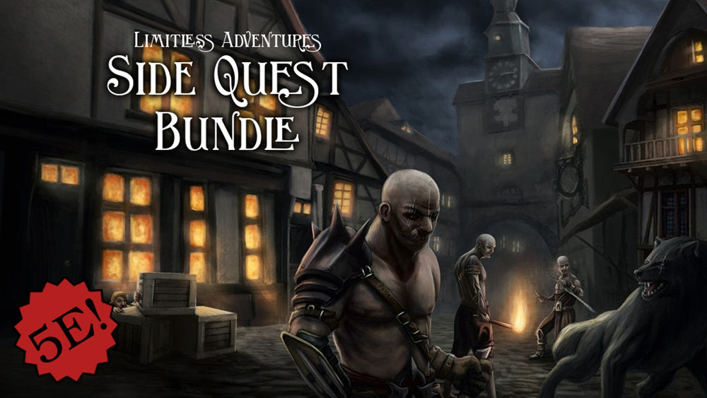 5E: Side Quest Bundle by Limitless Adventures (Soft Cover)