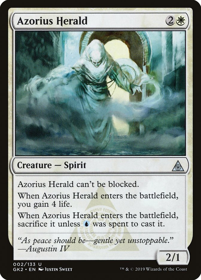 Azorius Herald [Ravnica Allegiance Guild Kit] | All About Games