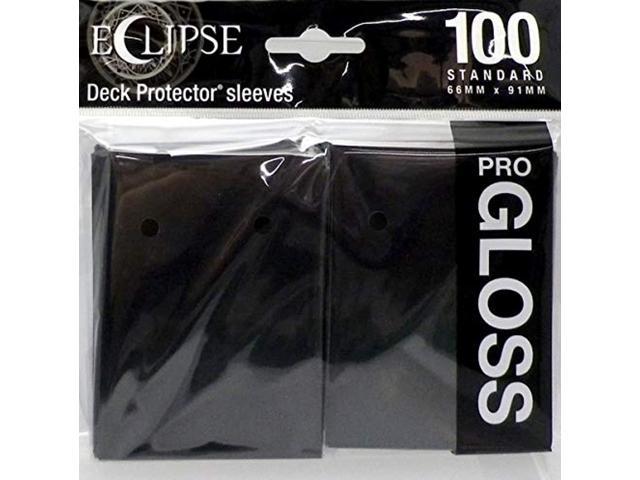 Eclipse Gloss Standard Sleeves: Jet Black (100)