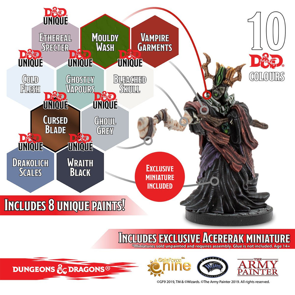 D&D Nolzur`s Marvelous Pigments: Undead Paint Expansion Set