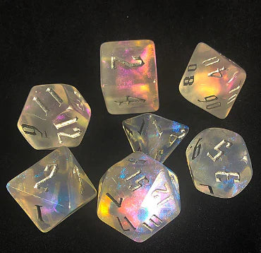 Ice Fae RPG dice set