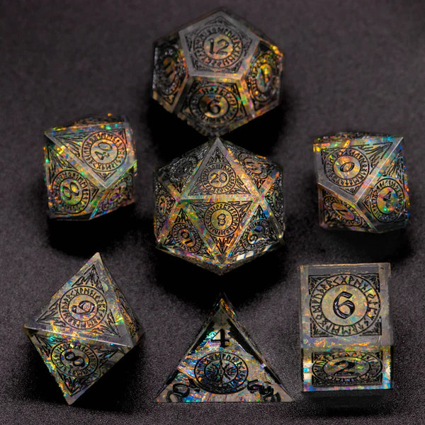 Elven Dark Magic Dice Set