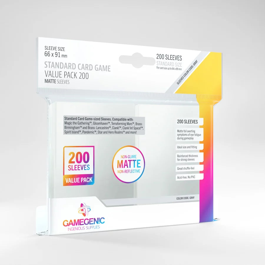 DP: Gamegenic Matte Standard Gard Game Value Pack 200