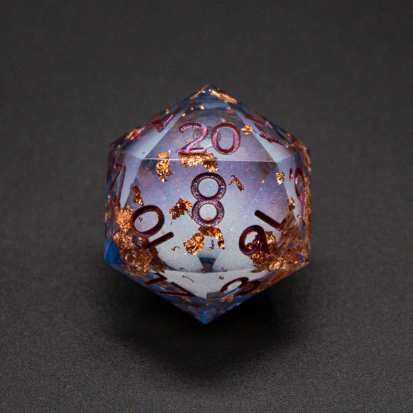 Copper Foil Liquid Core Dice Set