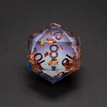 Copper Foil Liquid Core Dice Set