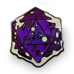 Enamel Pin - Gelatinous d20