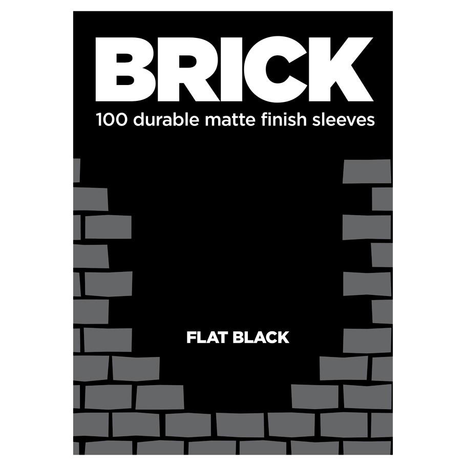 Brick Sleeves Flat Black | All About Games