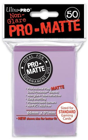 Pro-Matte Standard Deck Protectors: Lilac (50)
