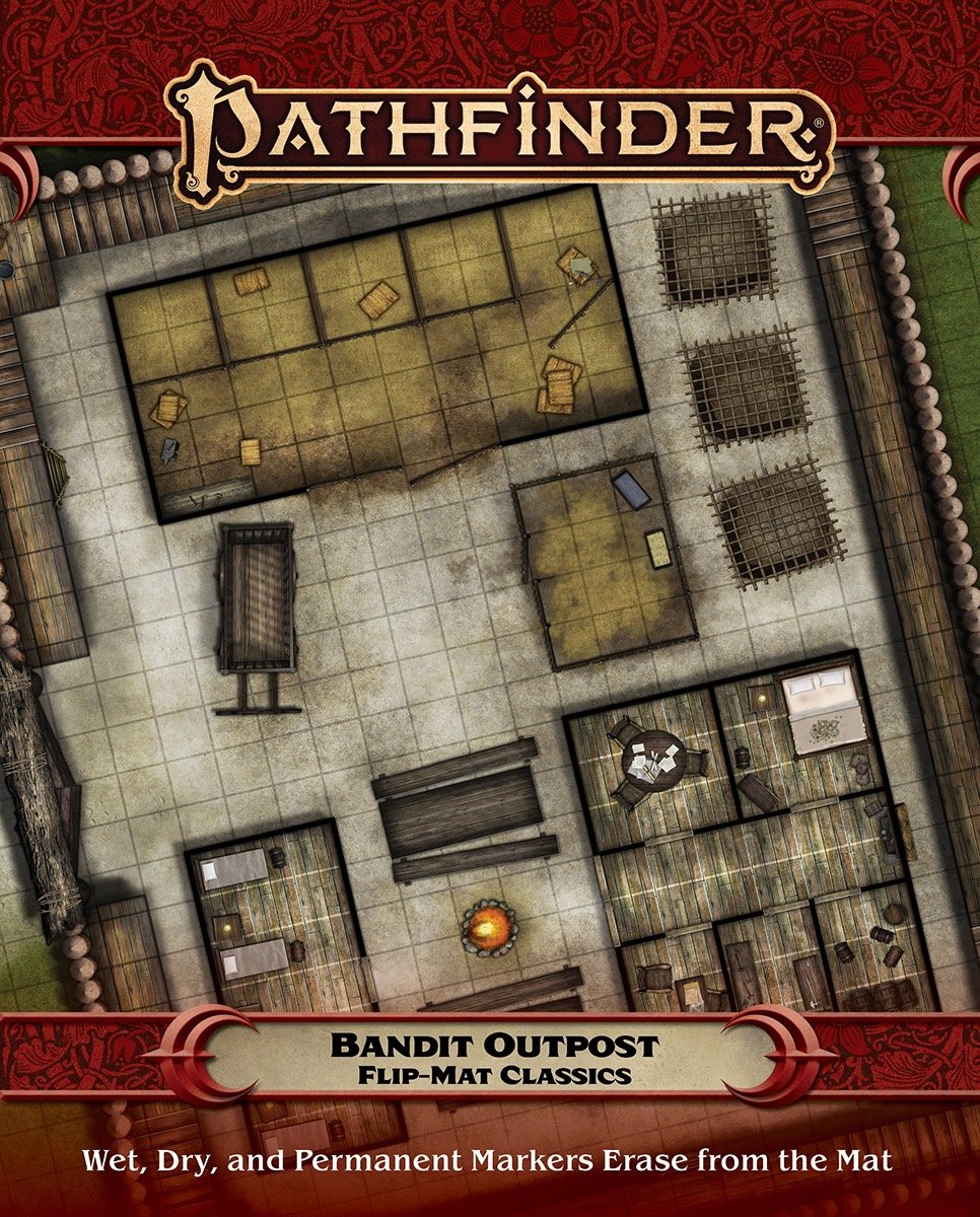 Pathfinder Bandit Outpost Flip Mat | All About Games