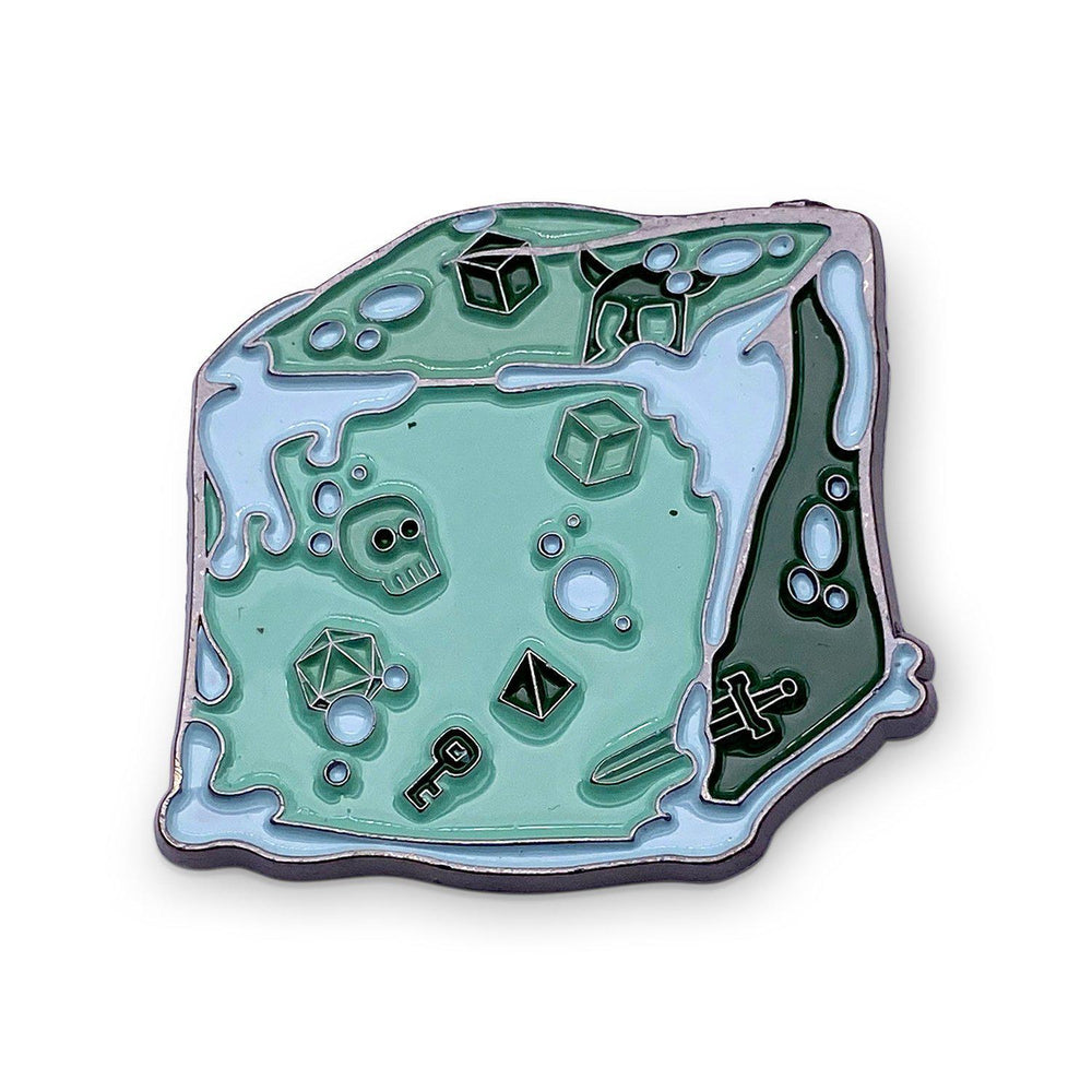 Enamel Pin - Gelatinous Cube