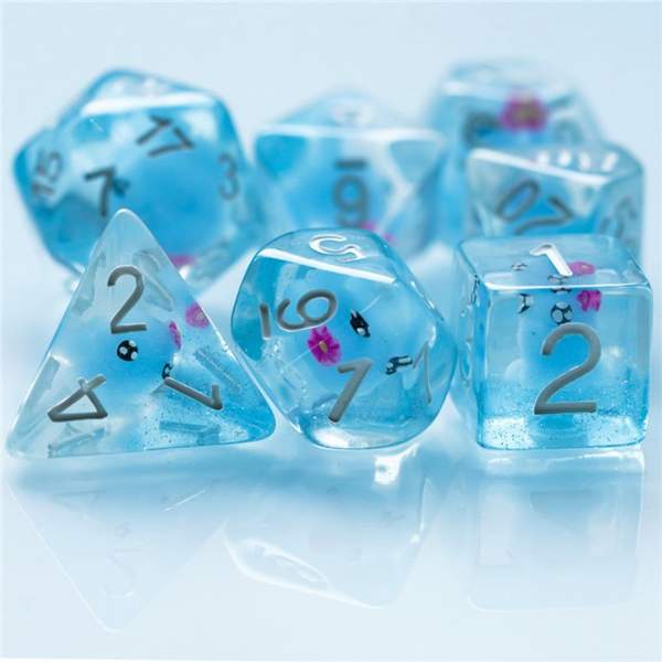 Blue Octopus RPG dice set | All About Games