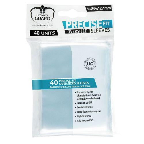 PRECISE-FIT SLEEVES OVERSIZE TRANSPARENT