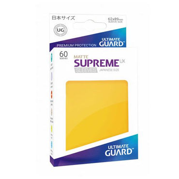 Supreme UX Sleeves Small Size Matte Yellow (60)