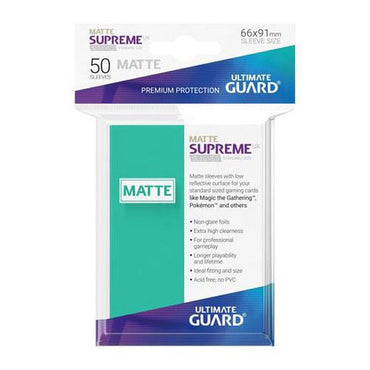 Supreme UX Sleeves Standard Size Matte Turquoise (50)