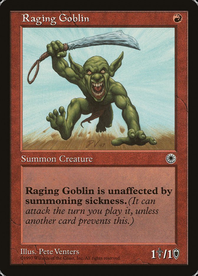 Raging Goblin (No Flavor Text) [Portal] | All About Games