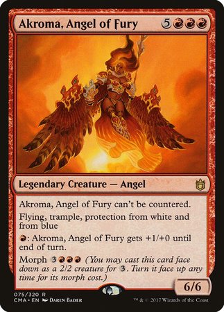 Akroma, Angel of Fury [Commander Anthology] | All About Games