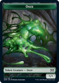 Ooze // Wurm (029) Double-sided Token [Double Masters Tokens] | All About Games