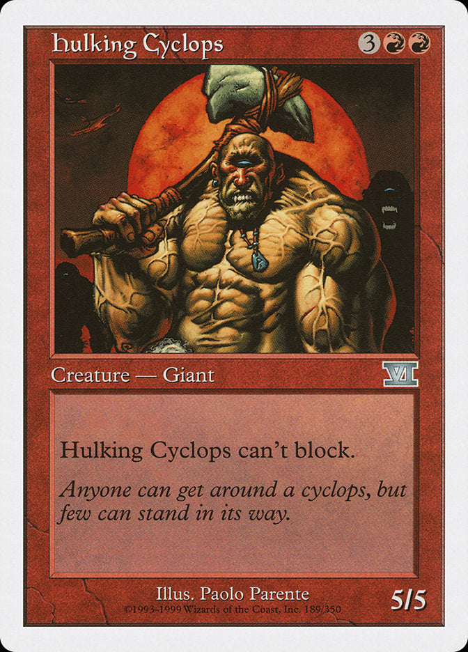 Hulking Cyclops [Classic Sixth Edition] | All About Games