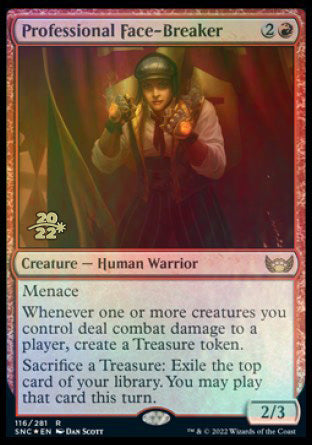 Professional Face-Breaker [Streets of New Capenna Prerelease Promos]