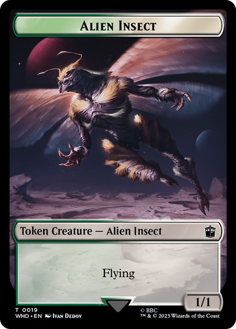 Alien Insect Token [Doctor Who Tokens]