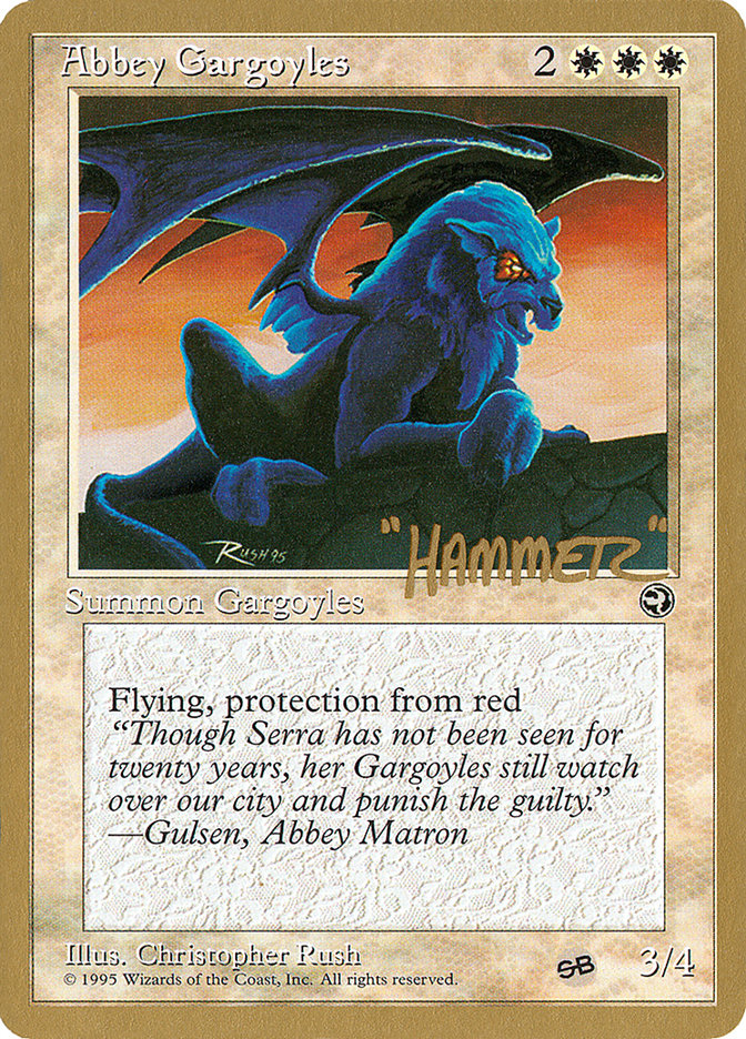 Abbey Gargoyles (Shawn "Hammer" Regnier) (SB) [Pro Tour Collector Set] | All About Games
