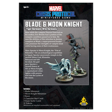 Marvel: Crisis Protocol: Blade and Moon Knight
