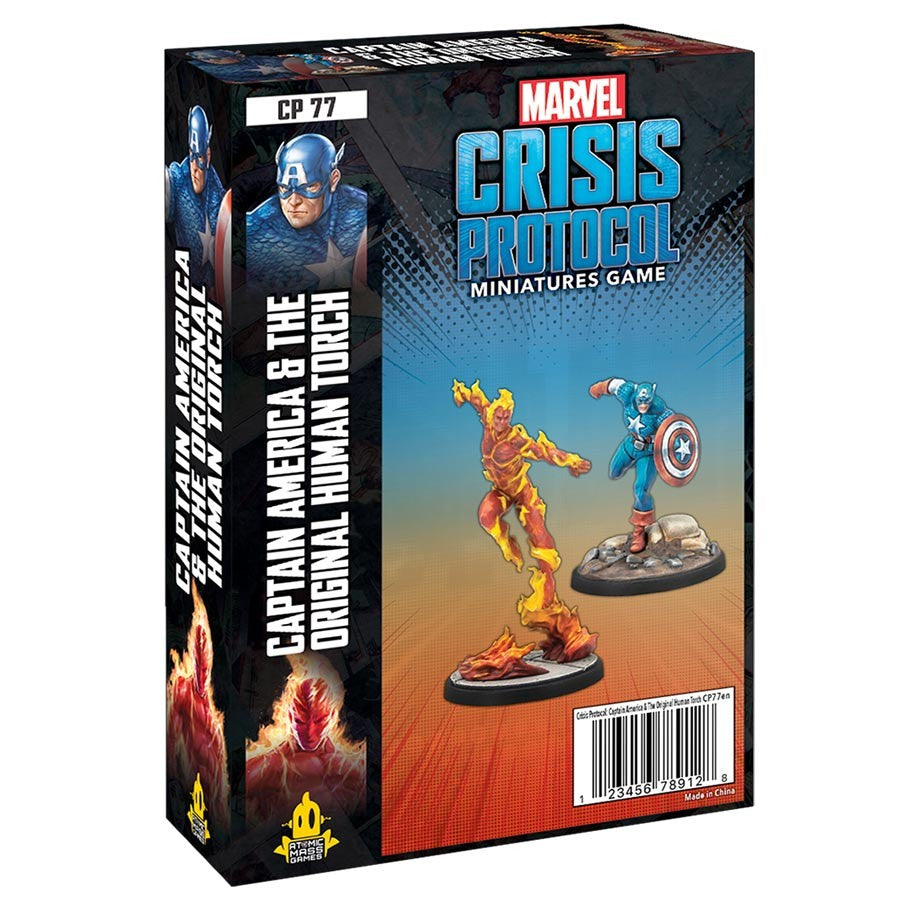 Marvel: Crisis Protocol: Captain America & Torch