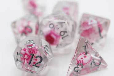 Anime Kitty RPG Dice set
