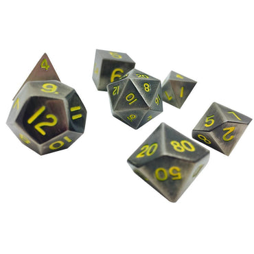 Blacksmiths Anvil Alloy 7 Dice Set